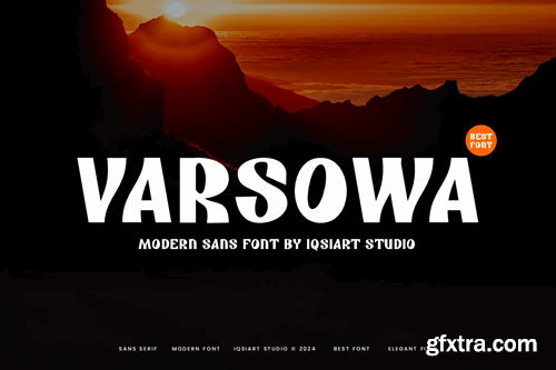 Varsowa - Modern Sans Font 6J6JGGT