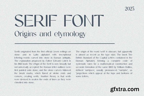 Gravinced Serif Display Font GT3FBQP