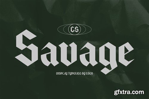 Savage – Gothic Font V7FNXV7