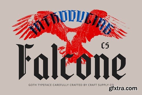 Falcone – Gothic Font Z96557Z