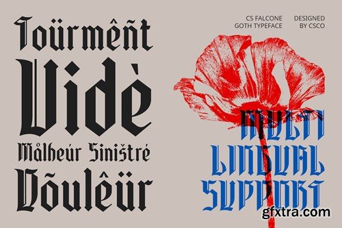 Falcone – Gothic Font Z96557Z