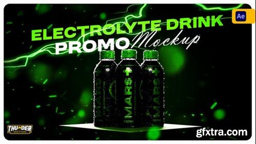 Videohive Electrolyte Drink Bottle Promo Mockup 54873981