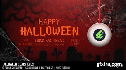 Videohive Halloween Scary Eyes 54877305