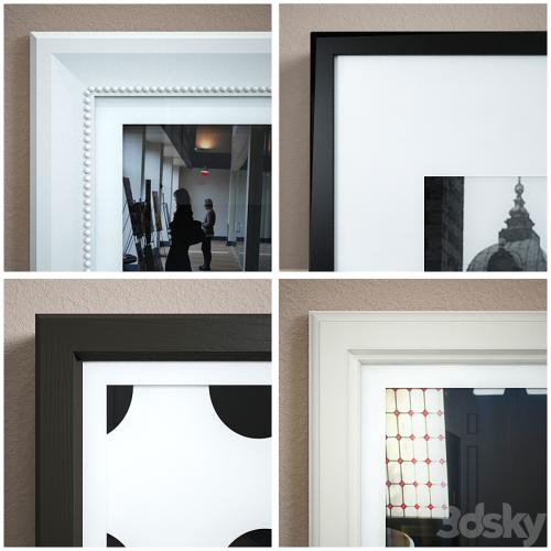 Wall composition of the frames IKEA