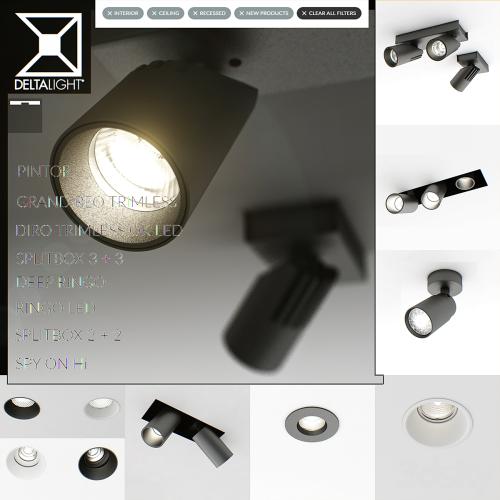 Delta light-built, overhead ceiling lights