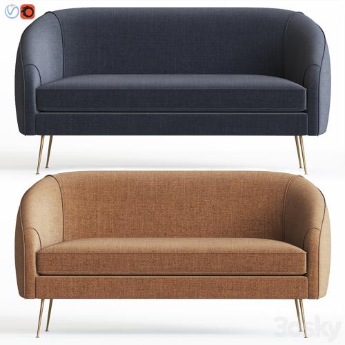 Stella Mid-Century Loveseat Westelm