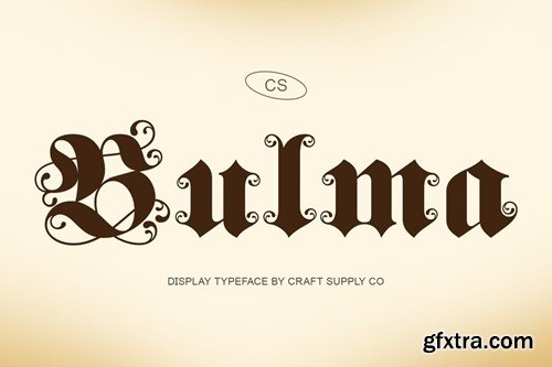 Bulma – Blackletter Font QEN3QQQ