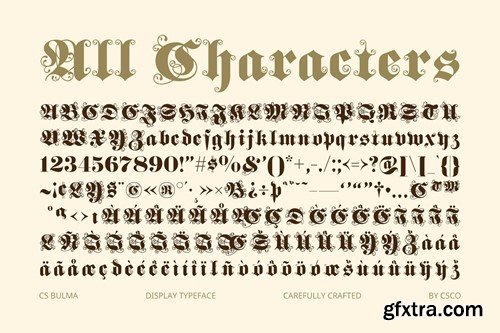 Bulma – Blackletter Font QEN3QQQ