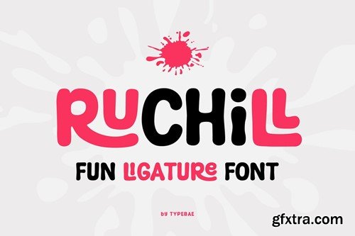 Ruchill – Fun Ligature Font KLWR3DS