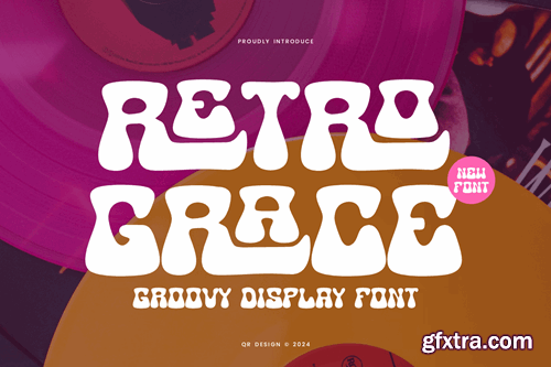 Retro Grace - Groovy Display Font KBA3EUW