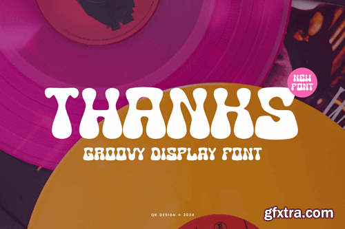 Retro Grace - Groovy Display Font KBA3EUW