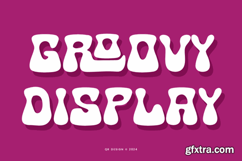 Retro Grace - Groovy Display Font KBA3EUW