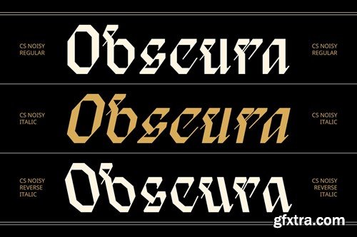 Noisy – Blackletter Font JGPRJAS