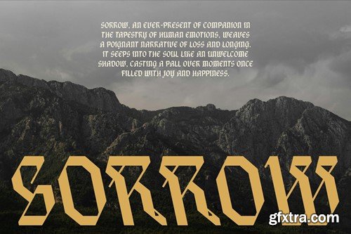 Noisy – Blackletter Font JGPRJAS