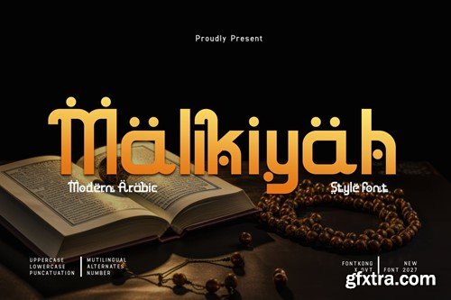 Malikiyah – A Modern Arabic Style Font 3GN5VB5