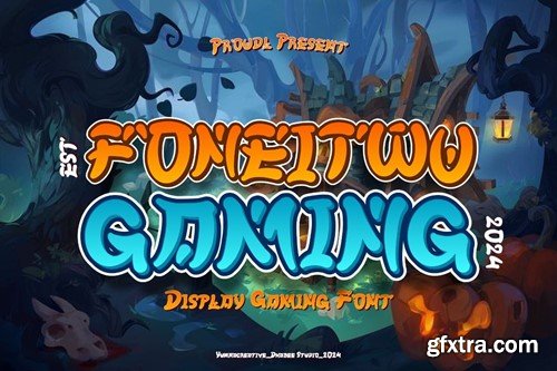 Foneitwu - Display Gaming Font EAT7GTF