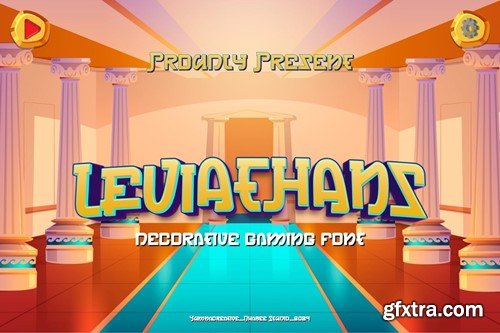 Leviathans - Decorative Gaming Font 2DYM6N8