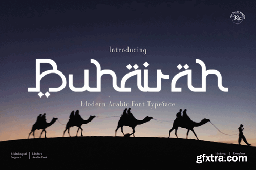 Buhairah – A Modern Arabic Font Typeface DTEPXKD