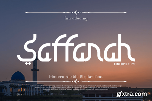 Saffanah – A Modern Arabic Display Font TQXL2L9