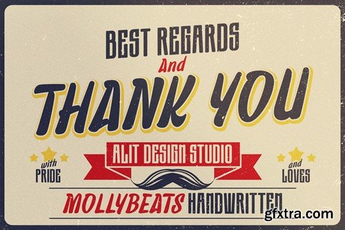 Molly Beats Handwritten Font LKSSZNV