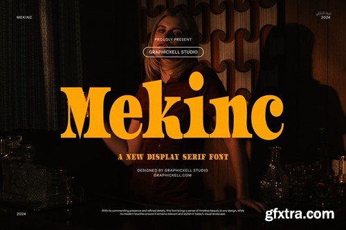 Mekinc - Vintage Serif Font T4MY9GR