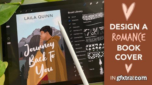 Design a Romance Book Cover in Procreate