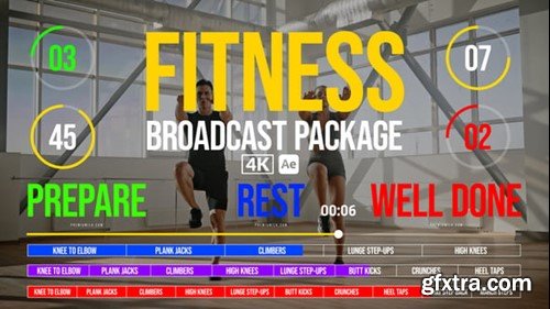 Videohive Fitness Broadcast Package 54917718