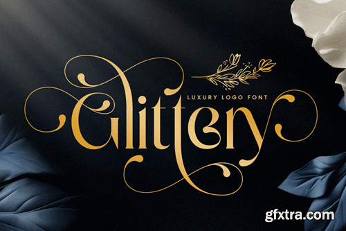 Glittery - Lavish Luxury Font 7KCANKX