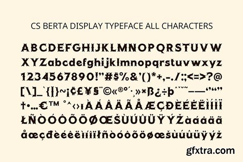 Berta – Tuscan Font HLV8QJ3