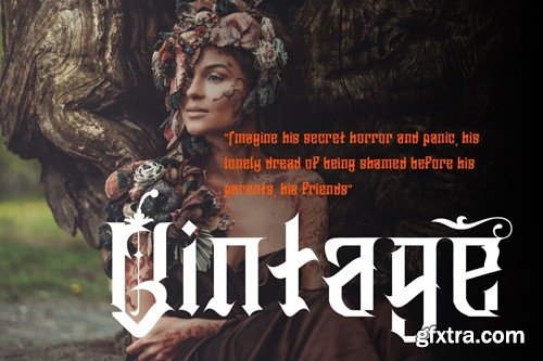 Zeularys - Font Decorative Blackletter N94A89R