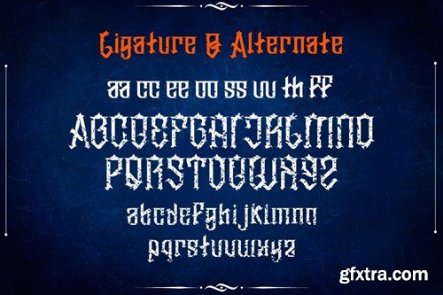 Zeularys - Font Decorative Blackletter N94A89R