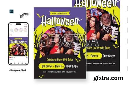 Natural Halloween Day Flyer Template DCTUZH2