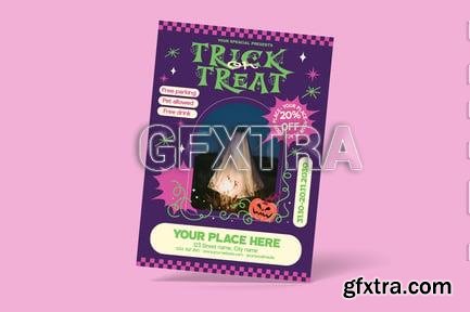 Halloween Trick or Treat Flyer SS3SX6B