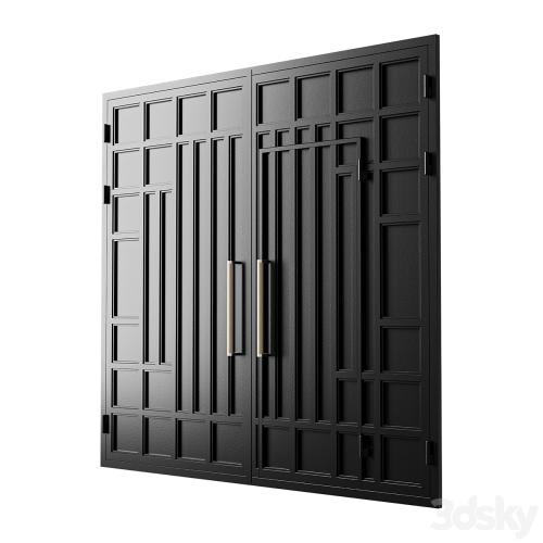 Gate black hi-tech