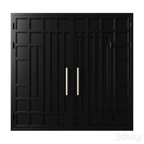 Gate black hi-tech