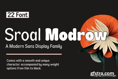 Sroal Modrow - Sans Display Family CDY54GZ