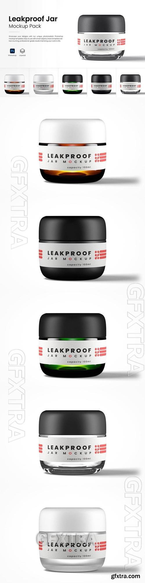 Leakproof Jar Mockup Pack WYXJDCF