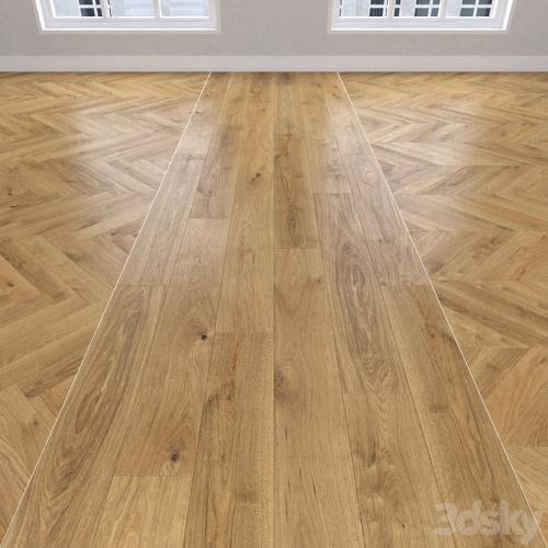 Parquet Oak, 3 types. Christmas tree, linear, chevron.