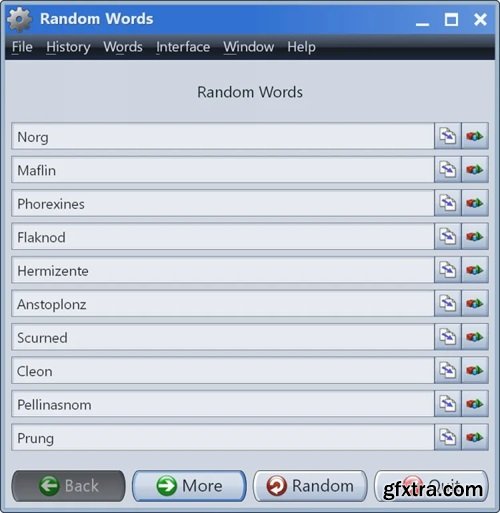 Gammadyne Random Word Generator 34.0