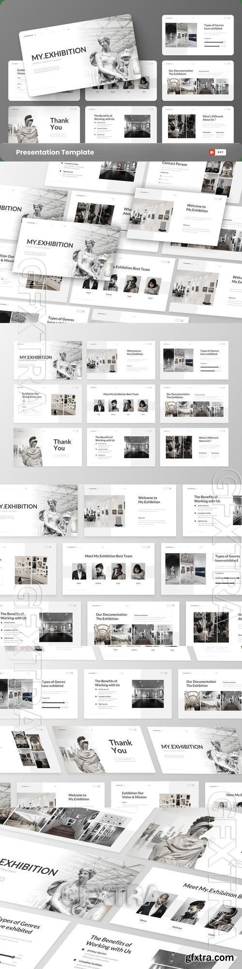 My Exhibition - Exhibition PowerPoint Template NDALESA