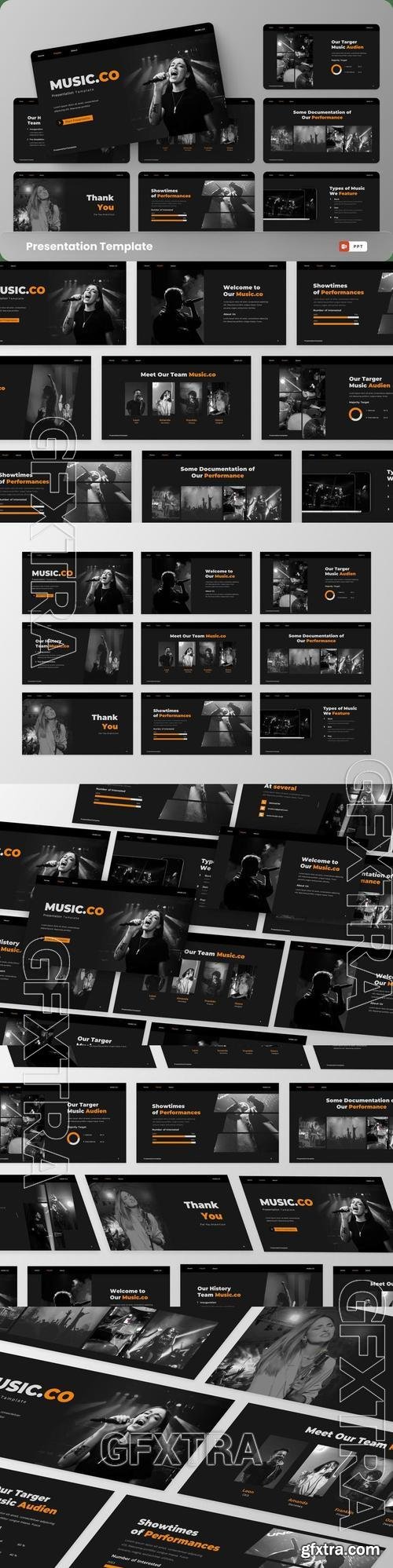 Music.Co - Music PowerPoint Template A8KJQYS