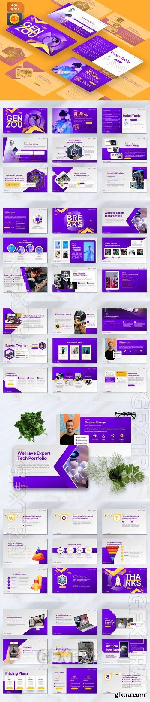 Genzou - Technology Powerpoint Template 8MJTYA8