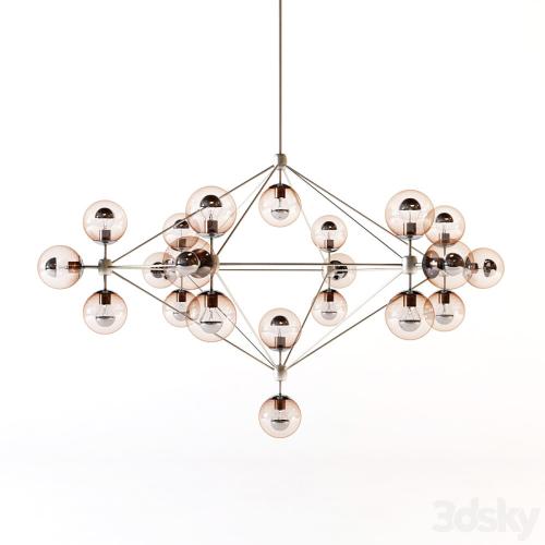 Roll and hill - Modo chandelier