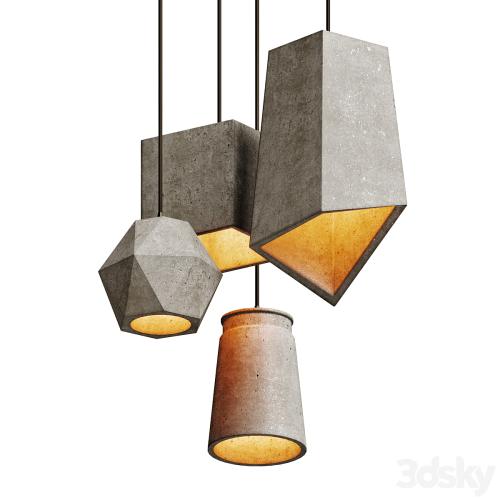 Modern Cement Lights