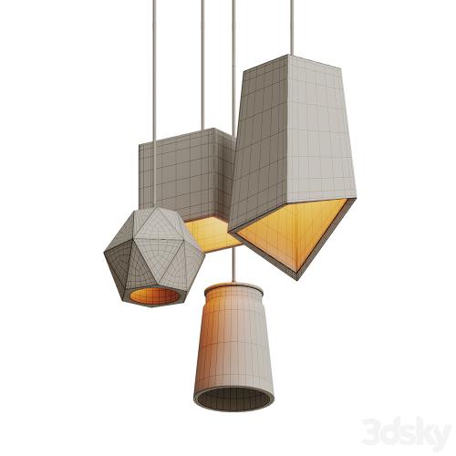 Modern Cement Lights