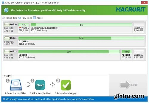 Macrorit Partition Extender 2.4.3