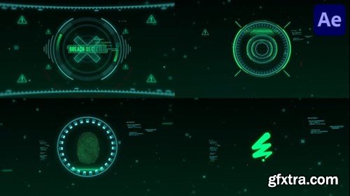 Videohive HiTech Hack Logo Reveal for After Effects 54903557