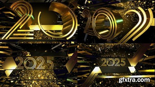 Videohive Happy New Year Greetings 2025 54904857