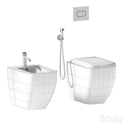 Cielo Shui Comfort Back to wall WC / Bidet