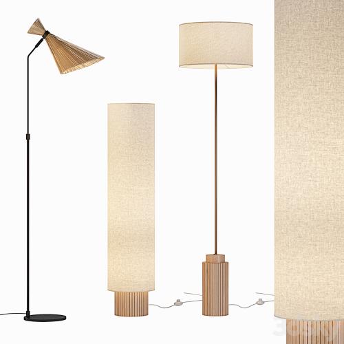 Floor lamps La Redoute set 2